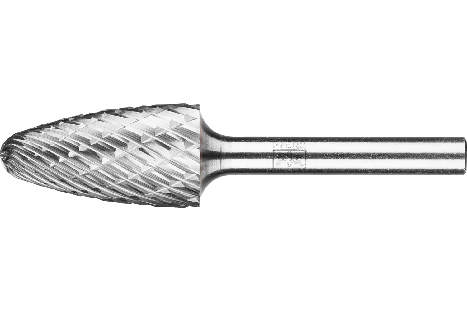 Picture of Pferd Carbide Bur SF-6 Tree Shape OMNI Double Cut 5/8" x 1" x 1/4" Shank